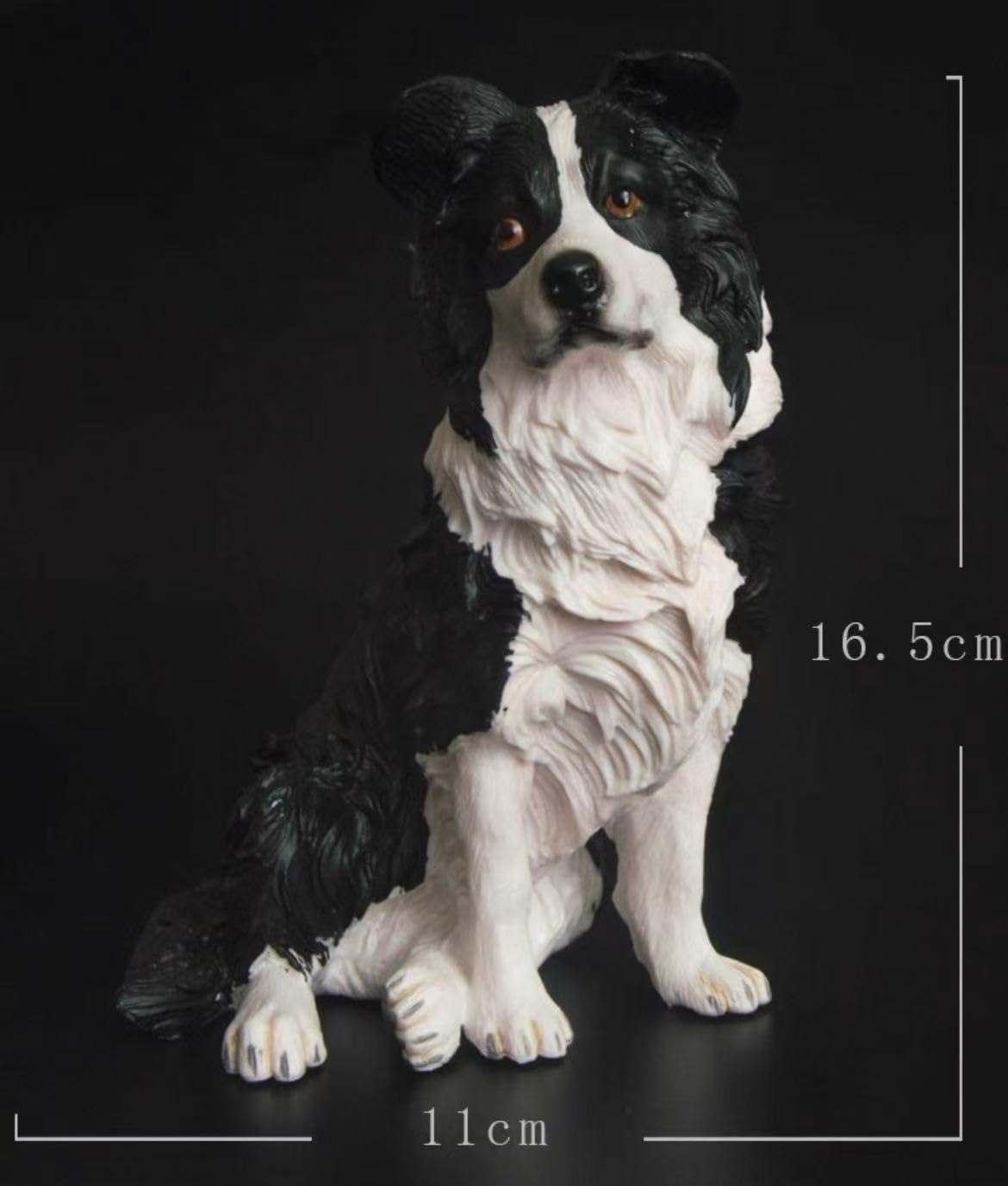 木彫動物⑅犬(ボーダーコリー)⑅インドネシア 【公式通販】